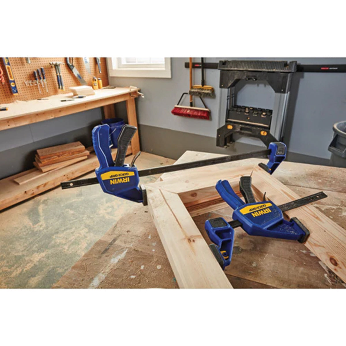 Medium Duty Quick Change One Hand Clamps - IRWIN Medium Duty Quick Change One Hand Clamps - IRWIN